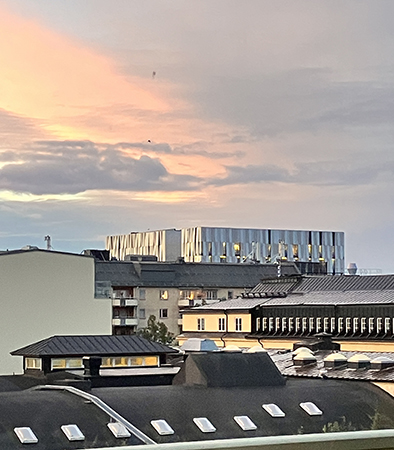 Septembermorgonhimmel över UKK