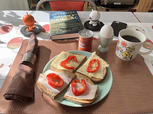 Hemmalunch mackor och ägg Hopptisarna och Döden i Gaillac