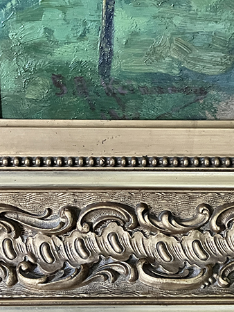 Tavelsignatur oläslig