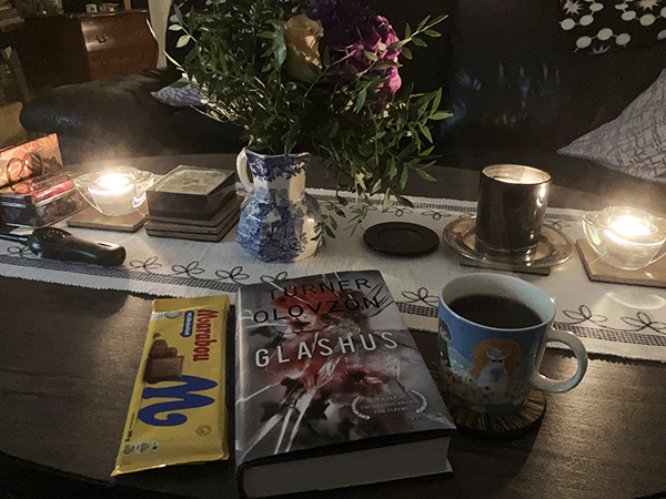 Choklad boken Glashus kaffe
