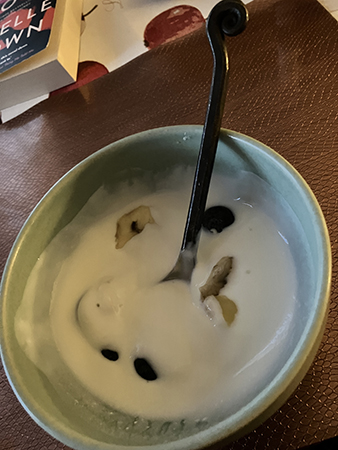 Fil med banan o blåbär Fil med banan o blåbär