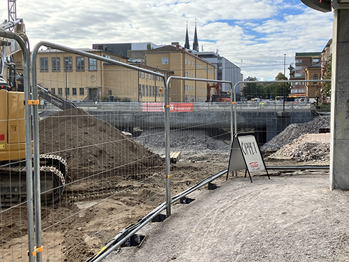 Tunneln vid St Olofsgatan o öppet hos Triller