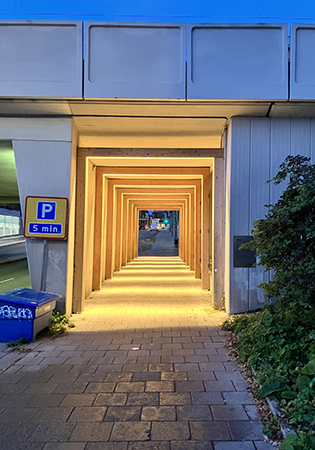 Gångtunnel under järnvägen Vaksalagatan