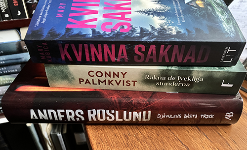 Tre böcker från FEM Kvinna saknad Räkna de lyckliga stunderna o Djävulens bästa trick