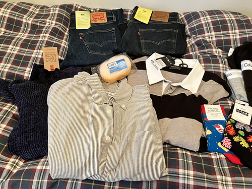 Klädinköp från Thuns