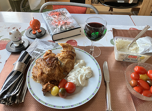 Grillad kyckling med potatissallade crème fraiche tomater Hopptisarna och Glashus Grillad kyckling med potatissallade crème fraiche tomater Hopptisarna och Glashus