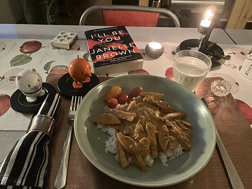 Kycklingkorv Stroganoff o ris med Hopptisarna och Ill be you