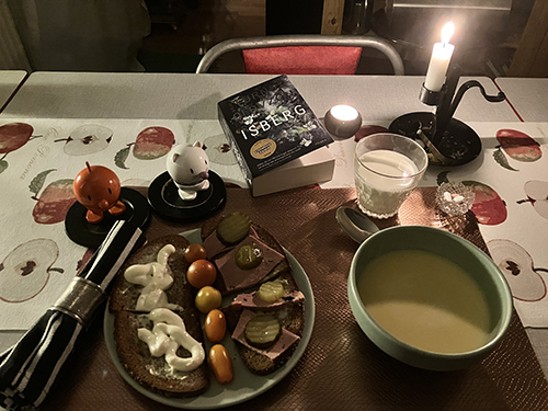 Mackor Thaisoppa Hopptisarna tända ljus Isberg