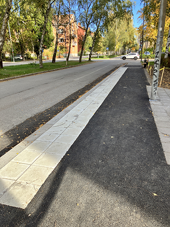 Nya busshållplatsen