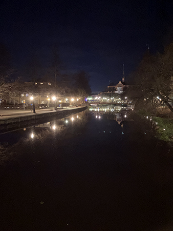 Fyrisån o Domkyrkan från Haglunds bro