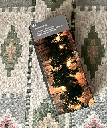 Ljusslinga i kartong