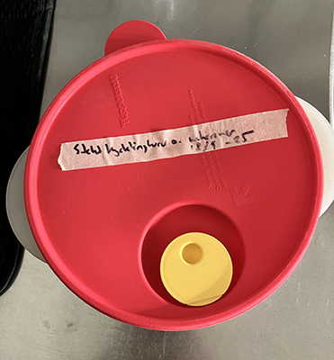 Matlåda med kycklingkorv o makaroner