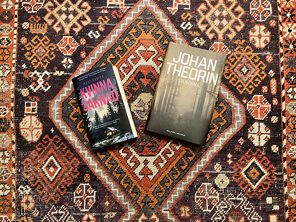 Böckerna Kvinna saknad och Stugorna