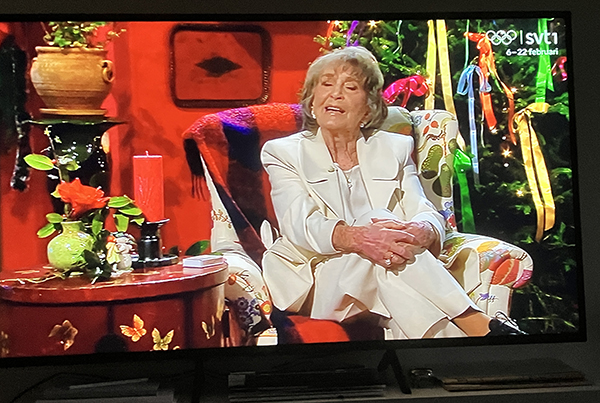 Siw Malmkvist årets julvärd SvT 2025