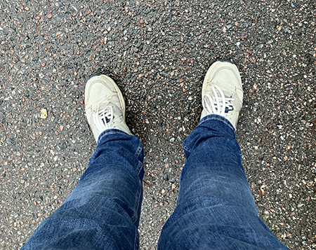 På promenad runt kvarteret