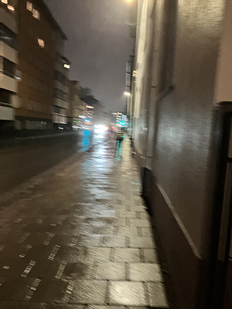 Regnig decembermorgon