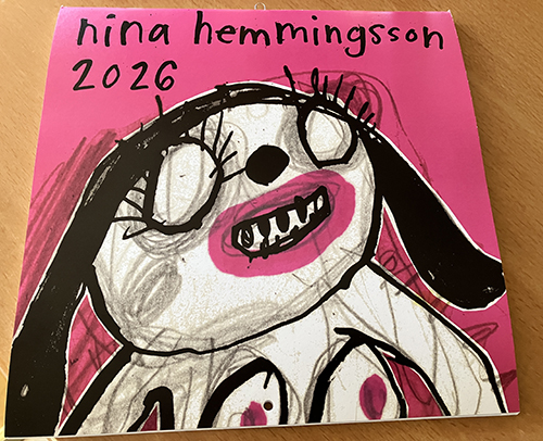 Nina Hemmingsson väggalmanacka 2026