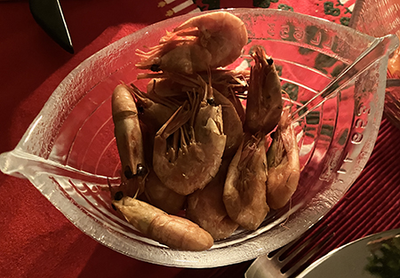 Sillskuta med rökta räkor nyår 2025