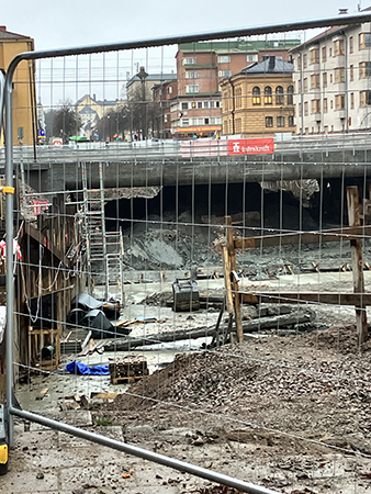 Tunnelbygget St Olof höjdarbild 5 dec 2025