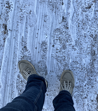 På promenad nyårsafton 2025