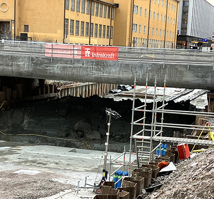 Tunneln vid St Olofsgatan 23 dec 2025