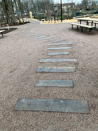 Ny gångväg in till Höganäsparken