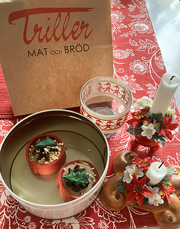 Två Noisette från Triller i burk på köksbordet