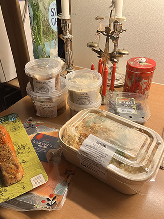 Dill sillar Janssons frestelse lax blåbär