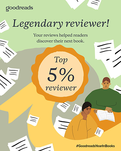 Legendary reviewer på Goodreads