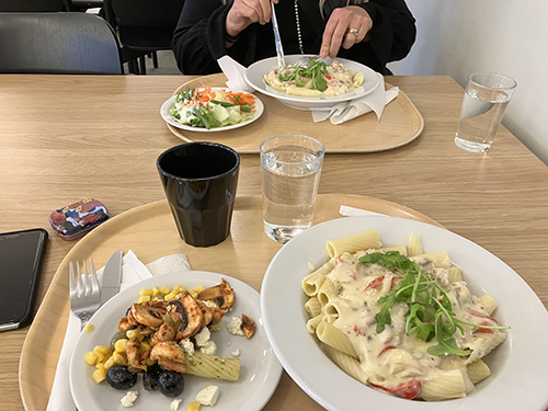 Pastalunch med C