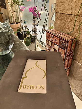 Byblos meny Byblos meny