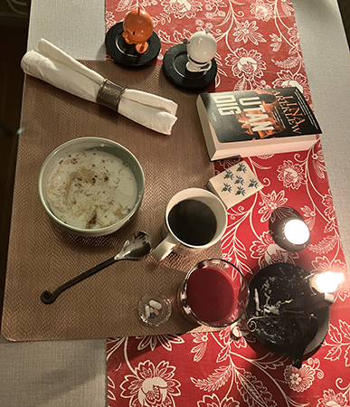 Grötfrukost torsdag med tända ljus Hopptisarna och Utan dig