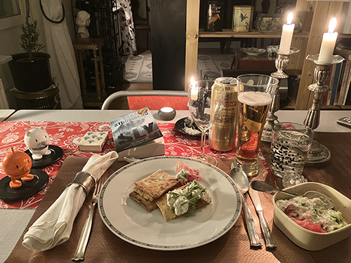 Förrätt helgens goda v 2 2026 tunnbröd och Skagenröra