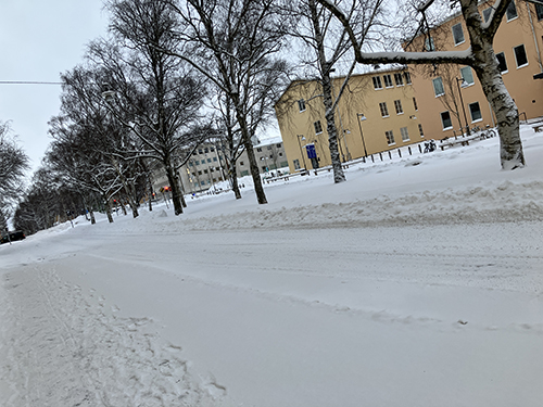 Nyplogat på St Olofsgatan