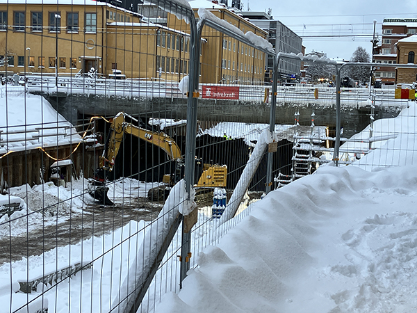 Tunnelbygget St Olofsgatan 8 jan 2026 breddare