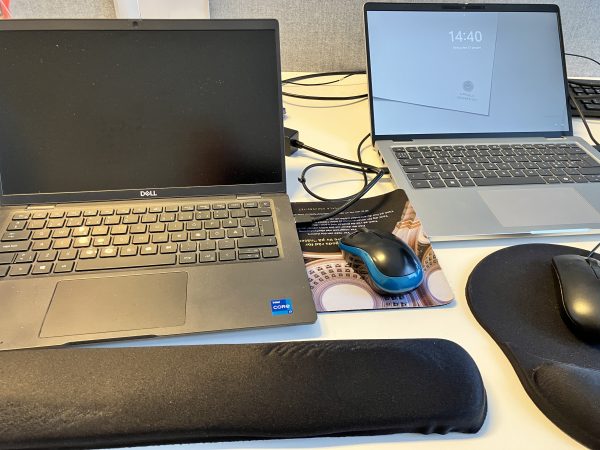 Gammal dator och ny dator