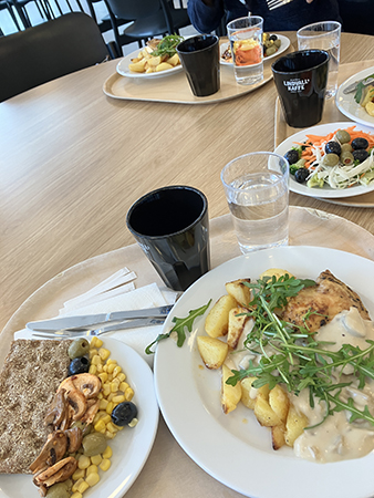 Kycklinglunch på tre