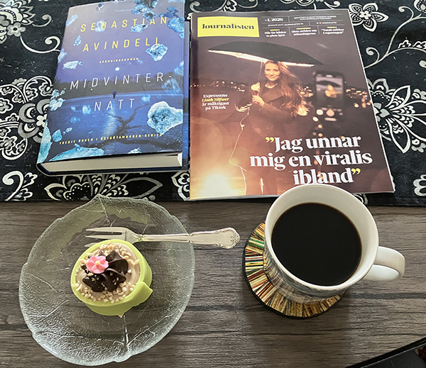 Noisettefika med Midvinternatt och Journalisten Noisettefika med Midvinternatt och Journalisten