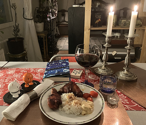 Tandoorikyckling med ris Hopptisarna Midvinternatt vin Tandoorikyckling med ris Hopptisarna Midvinternatt vin