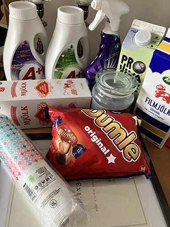 Tvättmedel rengöringsmedel mjölk fil Pro viva rondeller Dumlekolor ljus ramar Tvättmedel rengöringsmedel mjölk fil Pro viva rondeller Dumlekolor ljus ramar