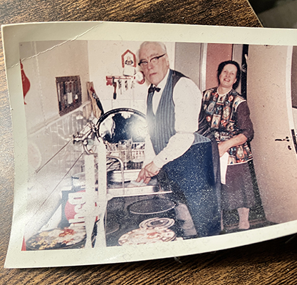 Farfar diskar o farmor torkar