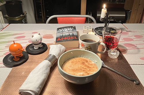 Grötfrukost onsdag med Hopptisar o Det hänger en ängel ensam i skogen