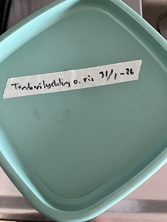 Matlåda med tandoorikyckling o ris i