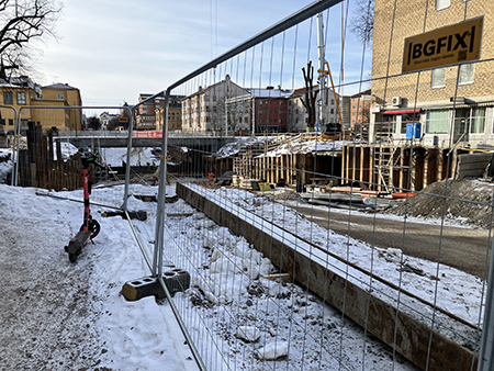 Tunnelbygget St Olofsgatan 20 feb 2026 breddare