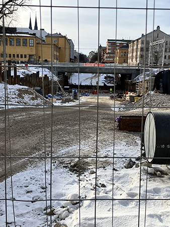 Tunnelbygget St Olofsgatan 20 feb 2026 höjdare