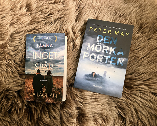 Böckerna Lämna inget spår och Den mörka porten