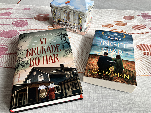 Böckerna Vi brukade bo här och Lämna inget spår Böckerna Vi brukade bo här och Lämna inget spår