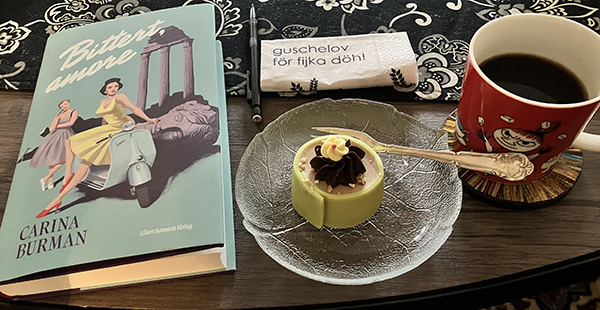 Lördagsfika med Bittert amore och Noisette