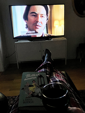 Lynley på TV Bittert amore och ett glas rött vin Lynley på TV Bittert amore och ett glas rött vin