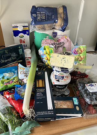 Mat till påsk ljus bär påskgodis